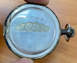 Карманные швейцарские мужские часы OMEGA Омега. На ходу