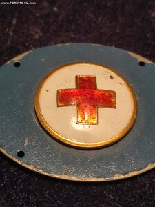 Знак Шильдик Красный Крест накладка эмаль