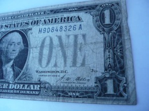 1928 г. США 1 доллар.