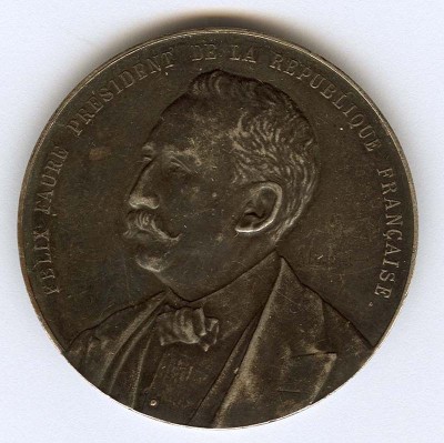 Настольная медаль (Франция, 1895г)