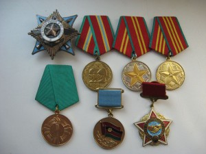 Краб-IIIст.+выслужные медали(военный прокурор, Афганистан)
