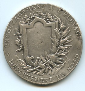 Медаль Франция За заслуги в скотоводстве серебро