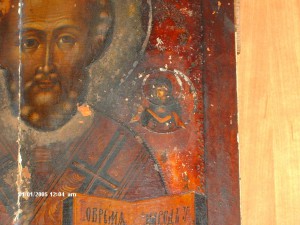 Николай Чудотворец в окладе