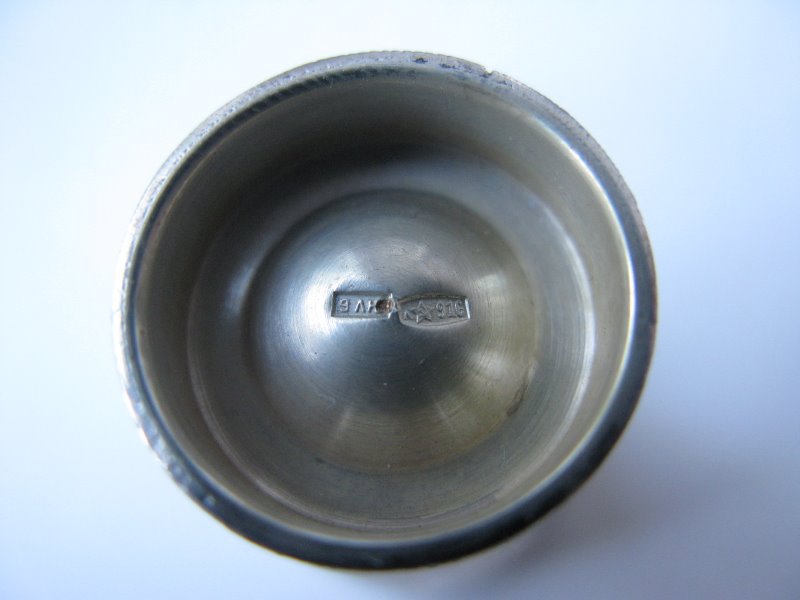 Коньячный набор. Эмаль, серебро 916пр