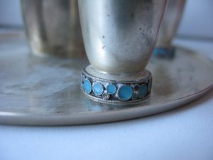 Коньячный набор. Эмаль, серебро 916пр