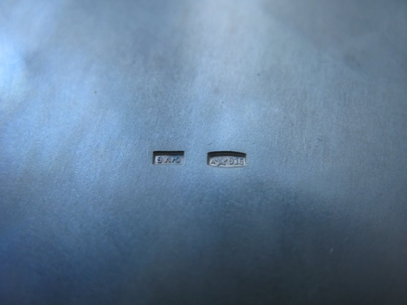 Коньячный набор. Эмаль, серебро 916пр