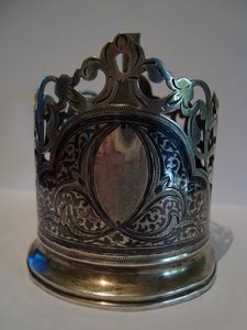 Подстаканник серебро 875 проба