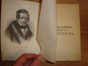 Кольцов А.В.  Стихотворения и письма. 1895 год.