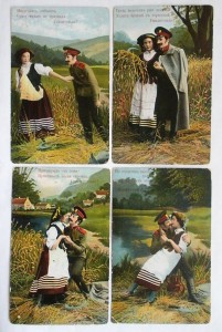 Комплект Редких Царских и Советских Открыток