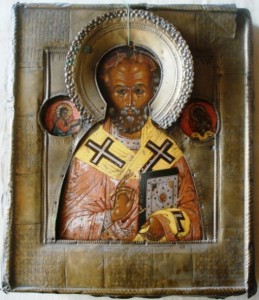 Св.Николай чуд. ковчег, оклад