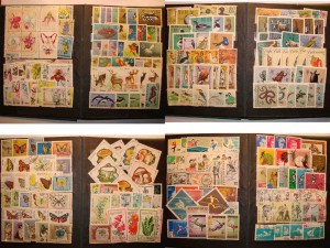 три альбома марок