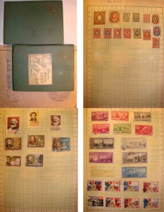 три альбома марок