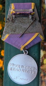 Трудовое Отличие с номером.