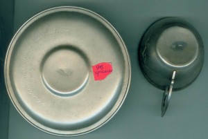 Кофейная чашечка с блюдцев в отличном состоянии СЕРЕБРО