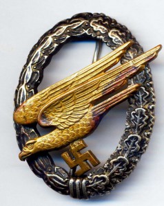 Знак Парашютист Люфтваффе Assmann