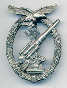 Знак Зенитная артиллерия Люфтваффе