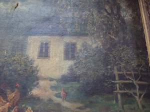 Большая старая картина