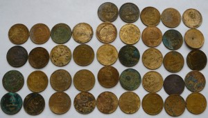 Советы до 1961г: 1к (16шт), 2к (32шт), 3к (41шт)