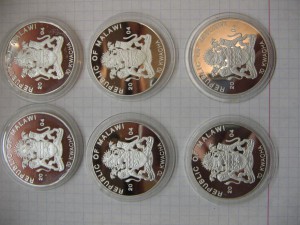 Африка 6 монет пруф