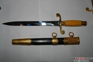 Кортик СССР общевойсковой, в родном золоте, ЗиК, 4349K