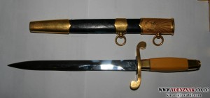 Кортик СССР общевойсковой, в родном золоте, ЗиК, 4349K
