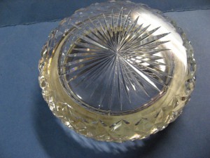 конфетница хрусталь с серебром 875 *