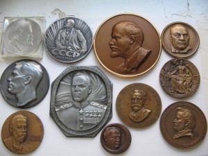 настольные медали СССР
