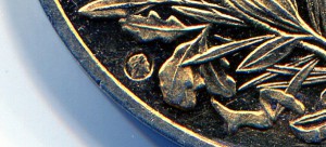 Усердие В ЗОЛОТЕ (электра) 28мм - редкая!