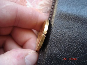 Усердие В ЗОЛОТЕ (электра) 28мм - редкая!