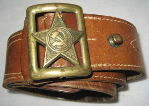 Ремень РККА образца 1935 г с прорезной звездой.
