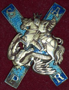 Знак Лейб-гвардии Московского полка в серебре