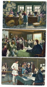 Хорошие живописные открытки 16 шт.