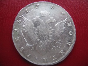 Рубли Екатерины II 1778,1782,1787,1789 2 шт, 1793 в сохране
