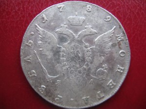 Рубли Екатерины II 1778,1782,1787,1789 2 шт, 1793 в сохране