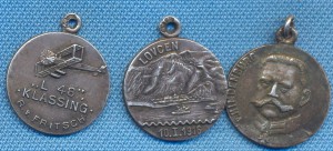серебряные фрачные медали ПМВ
