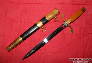 Кортик СССР общ. 1954г. № 8420 "ЗиК" позолочен, отличное