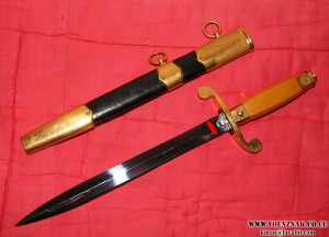 Кортик СССР общ. 1954г. № 8420 "ЗиК" позолочен, отличное