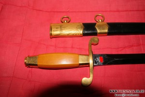 Кортик СССР ВВС 1954г. № 414 "ЗиК" позолочен, отличное