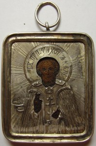 Св. Тихон Калужский, серебро, 84пр.