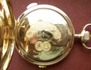 Золотые часы фирмы "ZENITH"