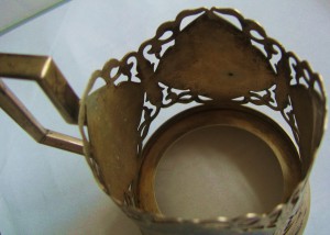 Подстаканник --в серебре (интересный)