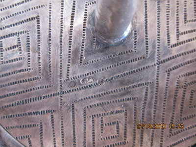 Боченок в серебре красивый