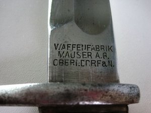 Штык обр. 1898/1905гг. к карабинам системы Маузера