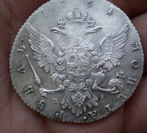 Рубль 1764 ММД