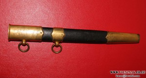 Ножны к безкнопочному кортику ВМФ СССР, позолоченные