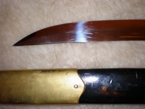 Шашка обр. 1940 г. (т.н. "подзнаменка").