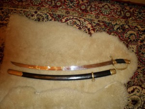 Шашка обр. 1940 г. (т.н. "подзнаменка").