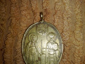 _________Ладанка  3.5х4см.___1883г.