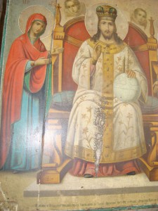 Спас на троне (Афон, большой, подписной)