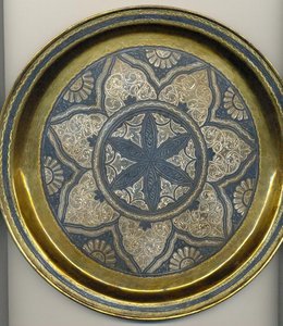 Кувшин, блюдо, стаканы 6 шт. (чернь, позолота)!!!